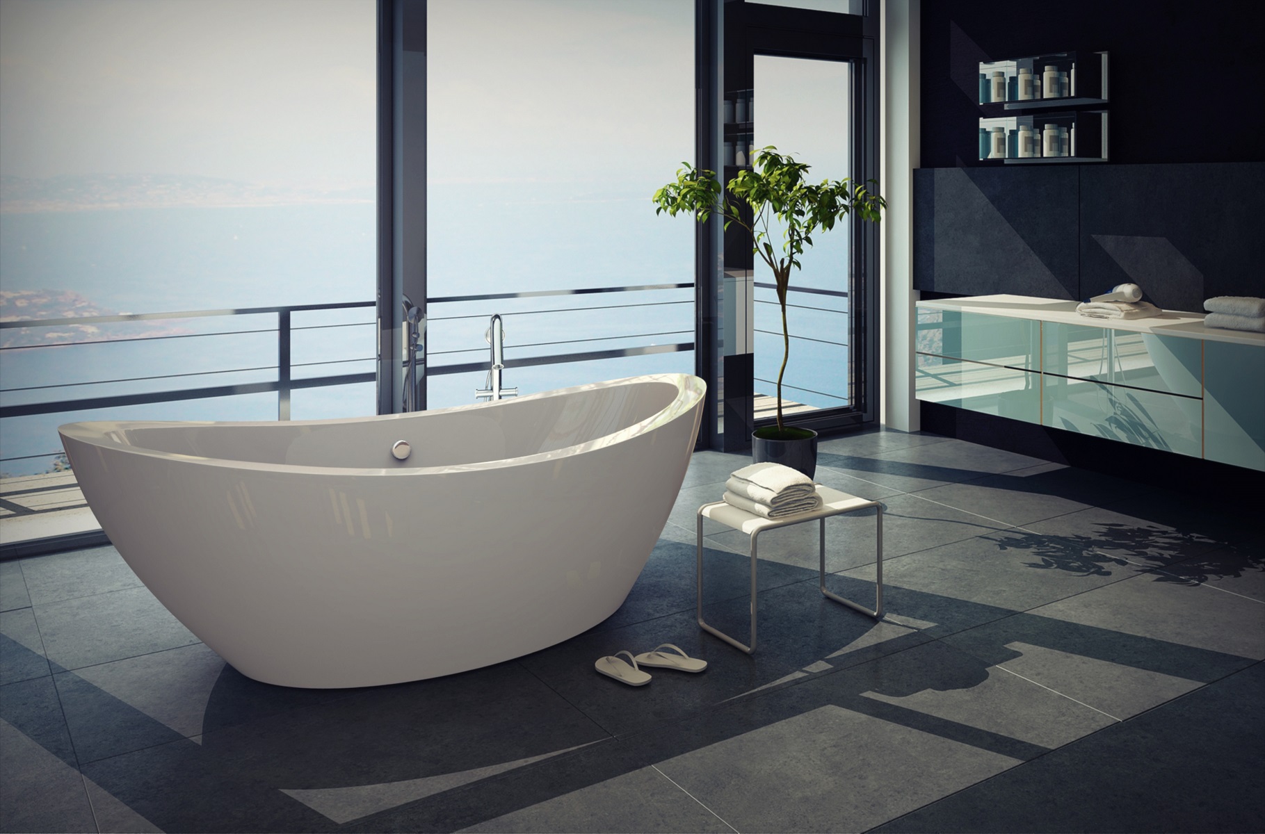 Bagni moderni con vasca idromassaggio ~ avienix.com for .